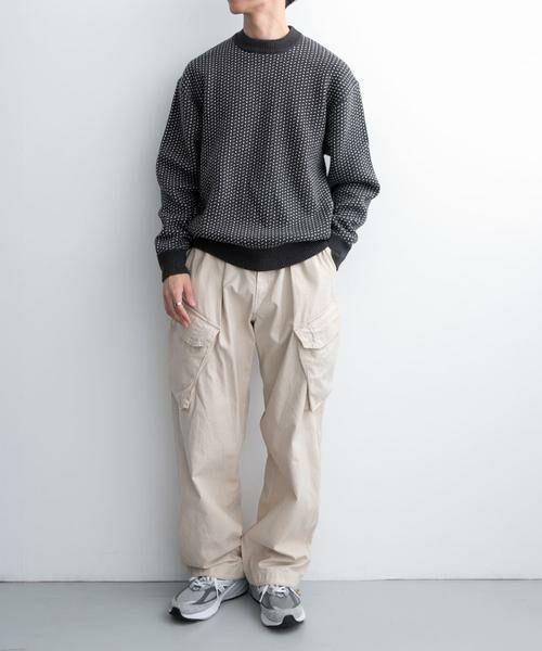 URBAN RESEARCH DOORS / アーバンリサーチ ドアーズ ニット・セーター | FORK&SPOON　バーズアイクルーネックニット | 詳細24