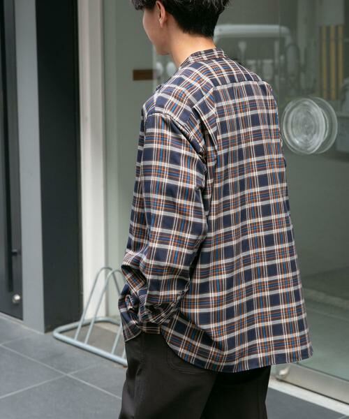 URBAN RESEARCH DOORS / アーバンリサーチ ドアーズ シャツ・ブラウス | FORK&SPOON TRWバンドカラーシャツ | 詳細4