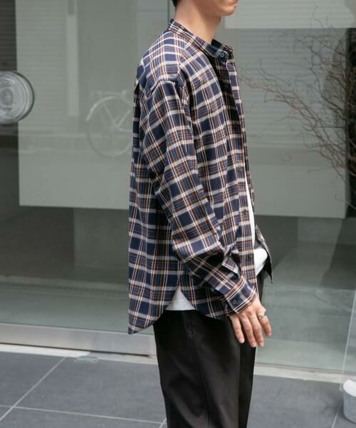 URBAN RESEARCH DOORS / アーバンリサーチ ドアーズ シャツ・ブラウス | FORK&SPOON TRWバンドカラーシャツ | 詳細6