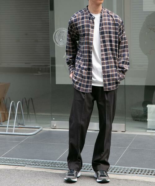 URBAN RESEARCH DOORS / アーバンリサーチ ドアーズ シャツ・ブラウス | FORK&SPOON TRWバンドカラーシャツ | 詳細7