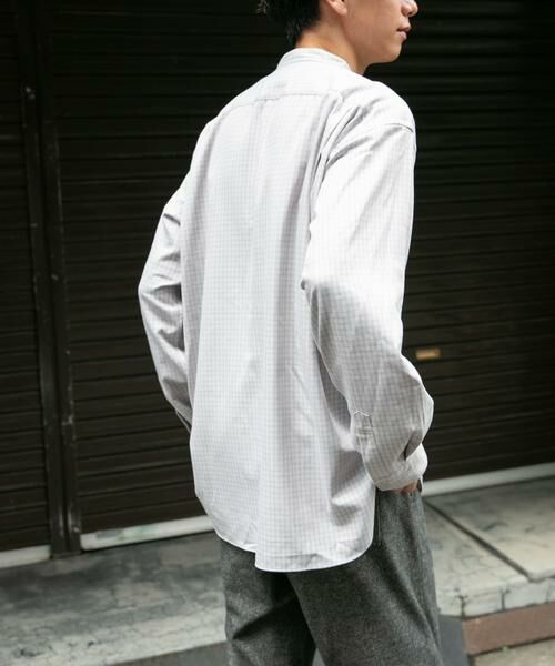 URBAN RESEARCH DOORS / アーバンリサーチ ドアーズ シャツ・ブラウス | FORK&SPOON TRWバンドカラーシャツ | 詳細23