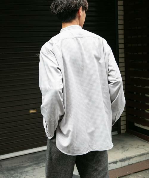 URBAN RESEARCH DOORS / アーバンリサーチ ドアーズ シャツ・ブラウス | FORK&SPOON TRWバンドカラーシャツ | 詳細24