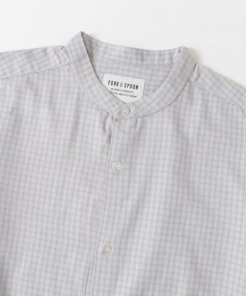 URBAN RESEARCH DOORS / アーバンリサーチ ドアーズ シャツ・ブラウス | FORK&SPOON TRWバンドカラーシャツ | 詳細29