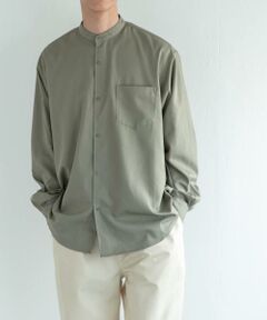 URBAN RESEARCH DOORS / アーバンリサーチ ドアーズ シャツ・ブラウス | FORK&SPOON　ウールライクバンドカラーシャツ