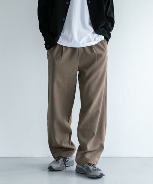 URBAN RESEARCH DOORS / アーバンリサーチ ドアーズ その他パンツ | FORK&SPOON ウールライクイージーパンツ | 詳細1