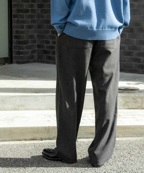URBAN RESEARCH DOORS / アーバンリサーチ ドアーズ その他パンツ | FORK&SPOON ウールライクイージーパンツ | 詳細21