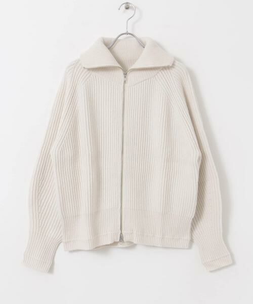 URBAN RESEARCH DOORS / アーバンリサーチ ドアーズ カーディガン・ボレロ | 『WEB/一部店舗限定』FORK&SPOON　ウォッシャブルローゲージニットジップカーディガン | 詳細5