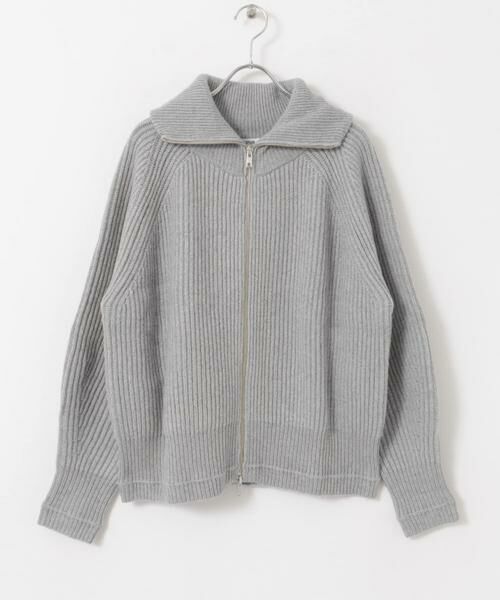 URBAN RESEARCH DOORS / アーバンリサーチ ドアーズ カーディガン・ボレロ | 『WEB/一部店舗限定』FORK&SPOON　ウォッシャブルローゲージニットジップカーディガン | 詳細13