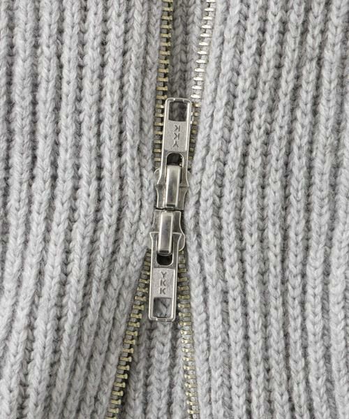 URBAN RESEARCH DOORS / アーバンリサーチ ドアーズ カーディガン・ボレロ | 『WEB/一部店舗限定』FORK&SPOON　ウォッシャブルローゲージニットジップカーディガン | 詳細15