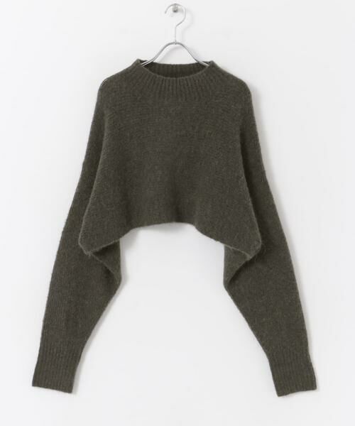 URBAN RESEARCH DOORS / アーバンリサーチ ドアーズ ニット・セーター | FORK&SPOON　アルパカ混クロップドニット | 詳細7