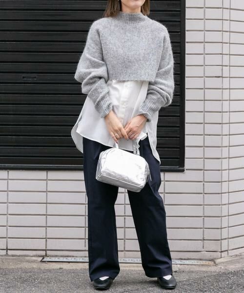 URBAN RESEARCH DOORS / アーバンリサーチ ドアーズ ニット・セーター | FORK&SPOON　アルパカ混クロップドニット | 詳細20