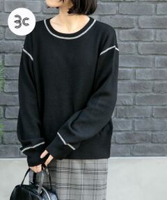 URBAN RESEARCH DOORS / アーバンリサーチ ドアーズ ニット・セーター | FORK&SPOON　バイカラーステッチニットプルオーバー