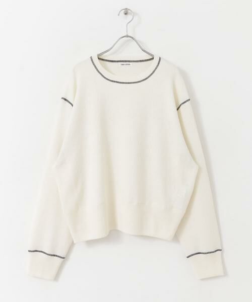 URBAN RESEARCH DOORS / アーバンリサーチ ドアーズ ニット・セーター | FORK&SPOON　バイカラーステッチニットプルオーバー | 詳細7