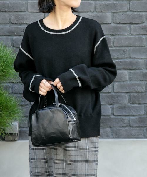 URBAN RESEARCH DOORS / アーバンリサーチ ドアーズ ニット・セーター | FORK&SPOON　バイカラーステッチニットプルオーバー | 詳細9