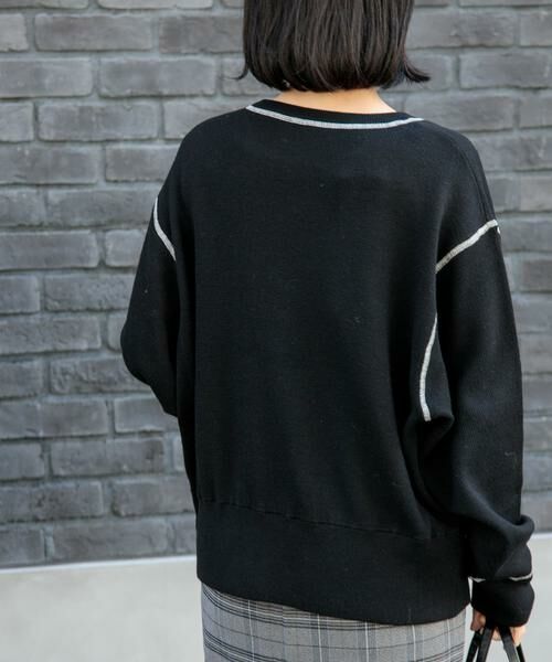 URBAN RESEARCH DOORS / アーバンリサーチ ドアーズ ニット・セーター | FORK&SPOON　バイカラーステッチニットプルオーバー | 詳細13