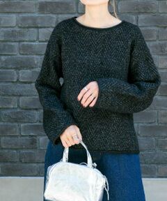 URBAN RESEARCH DOORS / アーバンリサーチ ドアーズ ニット・セーター | FORK&SPOON　ヘリンボーンニットプルオーバー