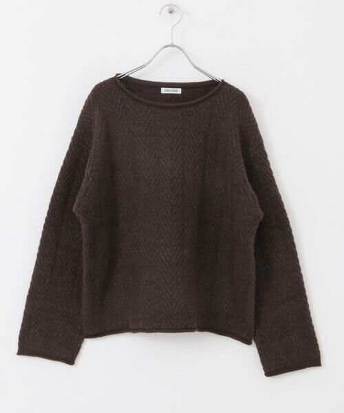 URBAN RESEARCH DOORS / アーバンリサーチ ドアーズ ニット・セーター | FORK&SPOON　ヘリンボーンニットプルオーバー | 詳細7