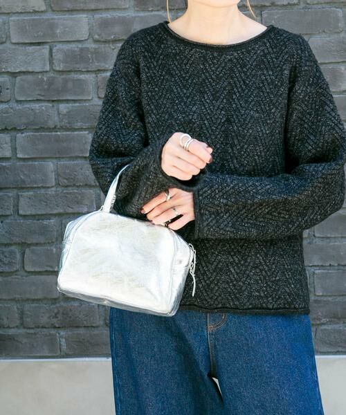 URBAN RESEARCH DOORS / アーバンリサーチ ドアーズ ニット・セーター | FORK&SPOON　ヘリンボーンニットプルオーバー | 詳細24