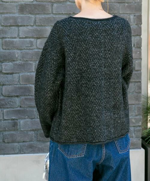 URBAN RESEARCH DOORS / アーバンリサーチ ドアーズ ニット・セーター | FORK&SPOON　ヘリンボーンニットプルオーバー | 詳細26