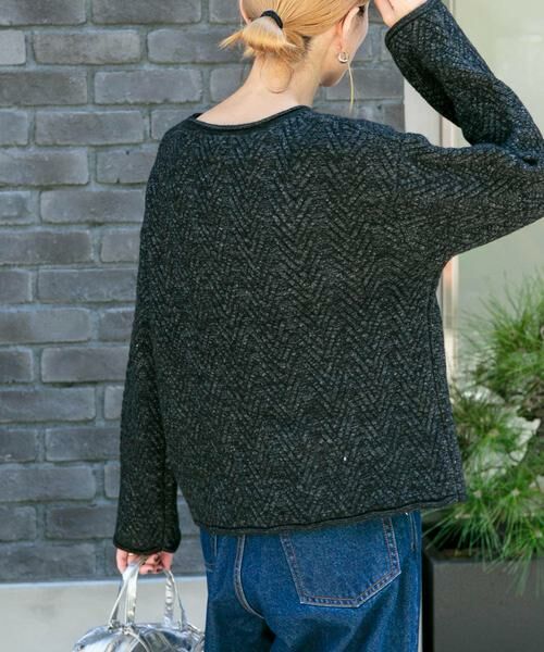 URBAN RESEARCH DOORS / アーバンリサーチ ドアーズ ニット・セーター | FORK&SPOON　ヘリンボーンニットプルオーバー | 詳細27