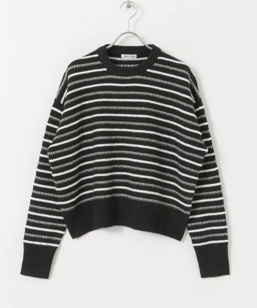 URBAN RESEARCH DOORS / アーバンリサーチ ドアーズ ニット・セーター | FORK&SPOON　変形ボーダーニットプルオーバー | 詳細14