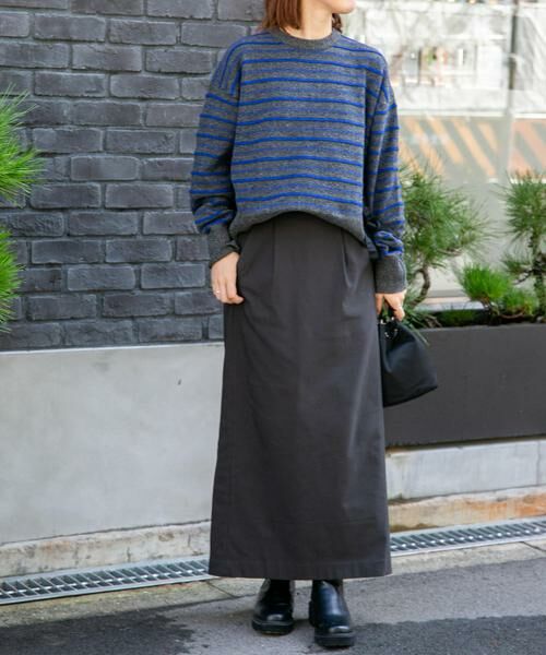 URBAN RESEARCH DOORS / アーバンリサーチ ドアーズ ニット・セーター | FORK&SPOON　変形ボーダーニットプルオーバー | 詳細20