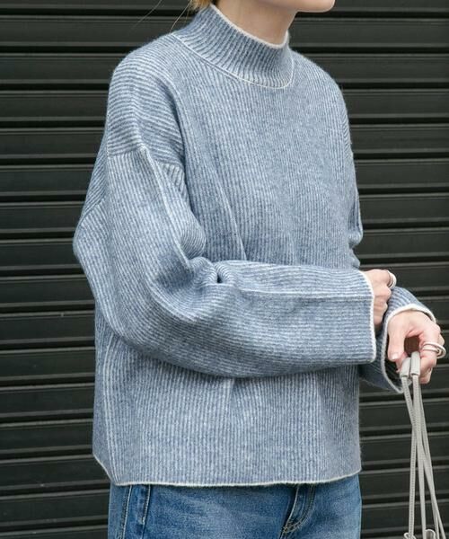 URBAN RESEARCH DOORS / アーバンリサーチ ドアーズ ニット・セーター | FORK&SPOON　両畦ストライプニット | 詳細1