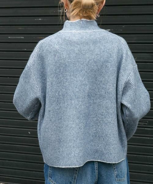 URBAN RESEARCH DOORS / アーバンリサーチ ドアーズ ニット・セーター | FORK&SPOON　両畦ストライプニット | 詳細3