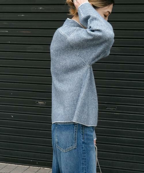 URBAN RESEARCH DOORS / アーバンリサーチ ドアーズ ニット・セーター | FORK&SPOON　両畦ストライプニット | 詳細5