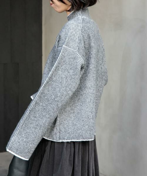URBAN RESEARCH DOORS / アーバンリサーチ ドアーズ ニット・セーター | FORK&SPOON　両畦ストライプニット | 詳細22