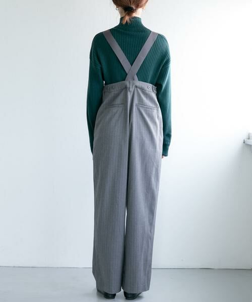 URBAN RESEARCH DOORS / アーバンリサーチ ドアーズ その他パンツ | FORK&SPOON ピンストライプサスペンダーパンツ | 詳細10