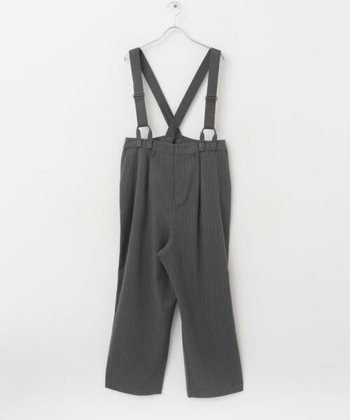 URBAN RESEARCH DOORS / アーバンリサーチ ドアーズ その他パンツ | FORK&SPOON ピンストライプサスペンダーパンツ | 詳細11