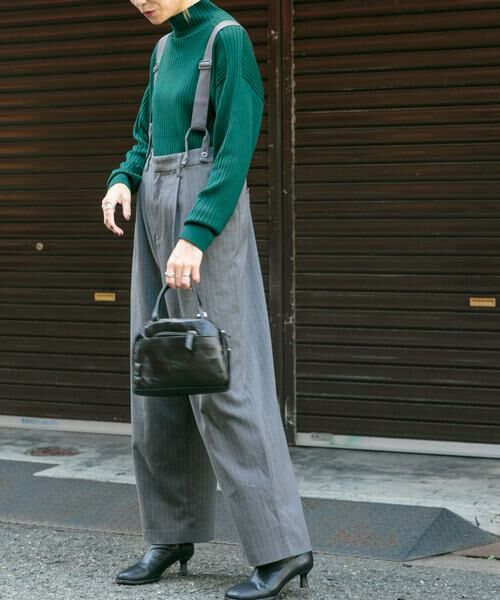 URBAN RESEARCH DOORS / アーバンリサーチ ドアーズ その他パンツ | FORK&SPOON ピンストライプサスペンダーパンツ | 詳細3