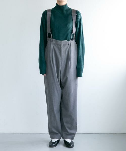 URBAN RESEARCH DOORS / アーバンリサーチ ドアーズ その他パンツ | FORK&SPOON ピンストライプサスペンダーパンツ | 詳細8