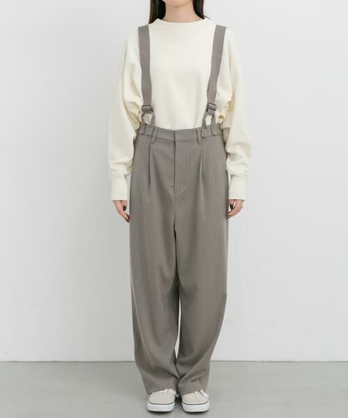 URBAN RESEARCH DOORS / アーバンリサーチ ドアーズ その他パンツ | FORK&SPOON ピンストライプサスペンダーパンツ | 詳細22