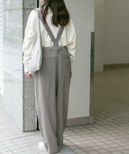 URBAN RESEARCH DOORS / アーバンリサーチ ドアーズ その他パンツ | FORK&SPOON ピンストライプサスペンダーパンツ | 詳細16