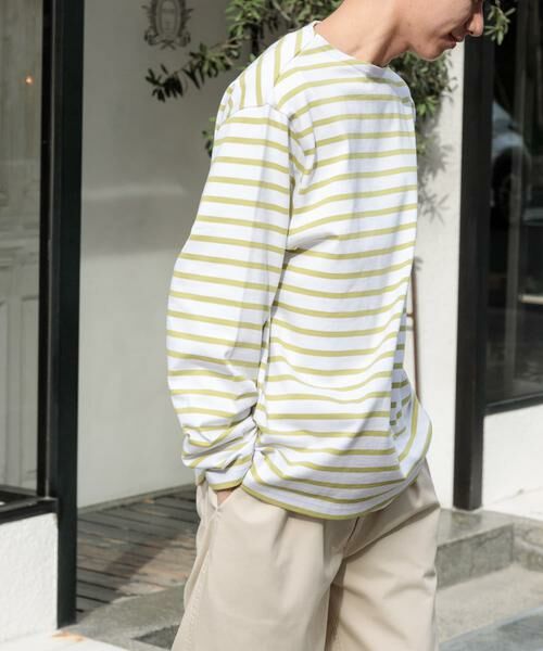 URBAN RESEARCH DOORS / アーバンリサーチ ドアーズ Tシャツ | 『ユニセックス』FORK&SPOON ボートネックボーダー | 詳細1