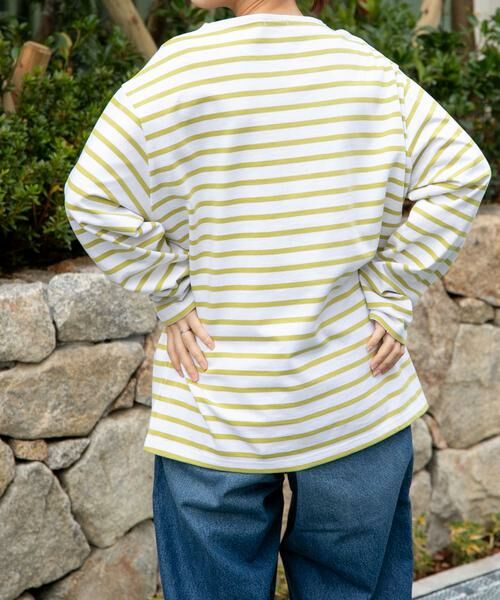 URBAN RESEARCH DOORS / アーバンリサーチ ドアーズ Tシャツ | 『ユニセックス』FORK&SPOON ボートネックボーダー | 詳細10