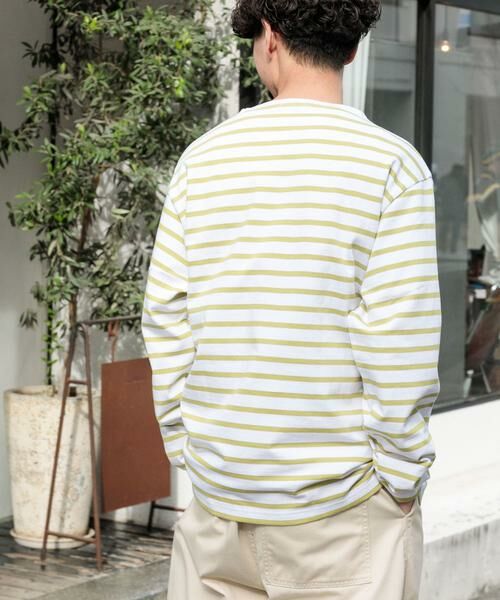 URBAN RESEARCH DOORS / アーバンリサーチ ドアーズ Tシャツ | 『ユニセックス』FORK&SPOON ボートネックボーダー | 詳細2