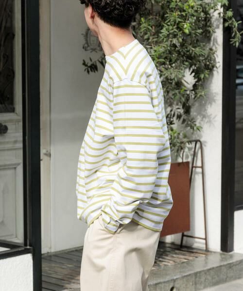 URBAN RESEARCH DOORS / アーバンリサーチ ドアーズ Tシャツ | 『ユニセックス』FORK&SPOON ボートネックボーダー | 詳細4