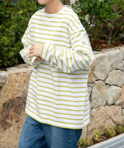 URBAN RESEARCH DOORS / アーバンリサーチ ドアーズ Tシャツ | 『ユニセックス』FORK&SPOON ボートネックボーダー | 詳細6