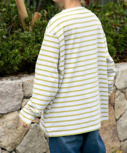 URBAN RESEARCH DOORS / アーバンリサーチ ドアーズ Tシャツ | 『ユニセックス』FORK&SPOON ボートネックボーダー | 詳細9