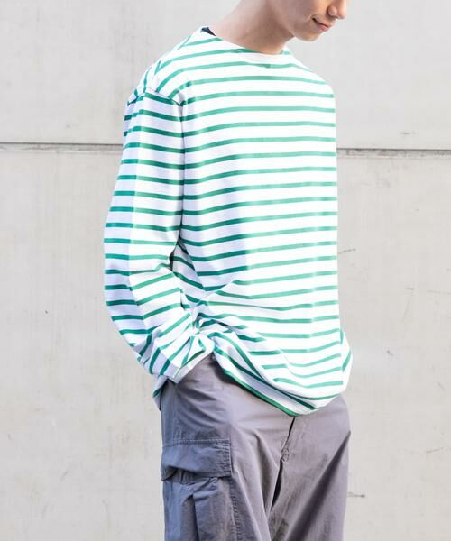 URBAN RESEARCH DOORS / アーバンリサーチ ドアーズ Tシャツ | 『ユニセックス』FORK&SPOON ボートネックボーダー | 詳細19