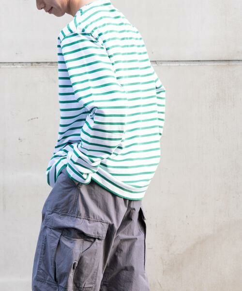 URBAN RESEARCH DOORS / アーバンリサーチ ドアーズ Tシャツ | 『ユニセックス』FORK&SPOON ボートネックボーダー | 詳細21