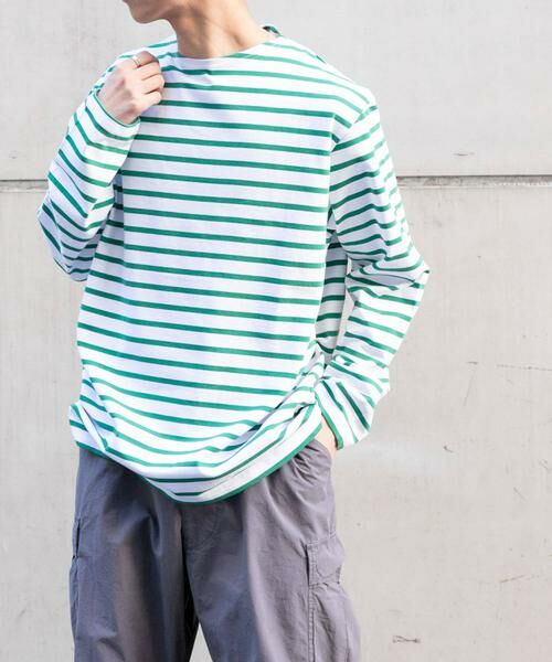 URBAN RESEARCH DOORS / アーバンリサーチ ドアーズ Tシャツ | 『ユニセックス』FORK&SPOON ボートネックボーダー | 詳細22