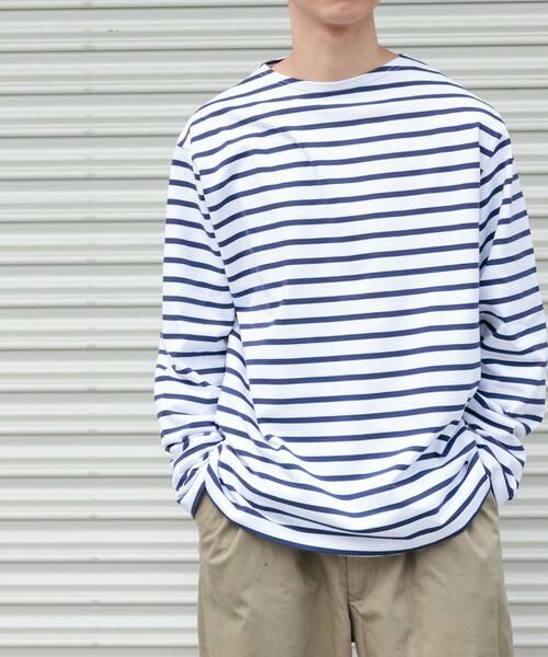 URBAN RESEARCH DOORS / アーバンリサーチ ドアーズ Tシャツ | 『ユニセックス』FORK&SPOON ボートネックボーダー | 詳細26