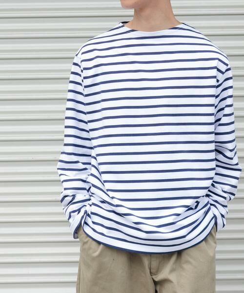 URBAN RESEARCH DOORS / アーバンリサーチ ドアーズ Tシャツ | 『ユニセックス』FORK&SPOON ボートネックボーダー | 詳細30