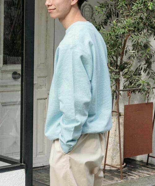 URBAN RESEARCH DOORS / アーバンリサーチ ドアーズ スウェット | FORK&SPOON　スーピマコットン混反毛クルーネックスウェット | 詳細3