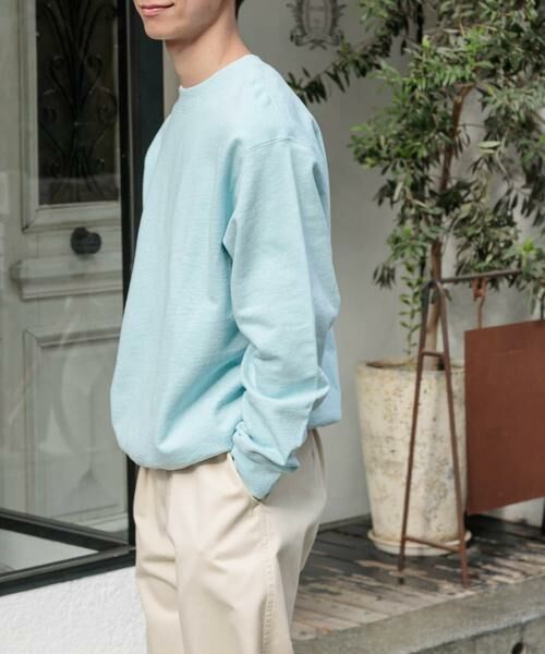 URBAN RESEARCH DOORS / アーバンリサーチ ドアーズ スウェット | FORK&SPOON　スーピマコットン混反毛クルーネックスウェット | 詳細4