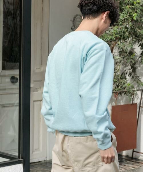 URBAN RESEARCH DOORS / アーバンリサーチ ドアーズ スウェット | FORK&SPOON　スーピマコットン混反毛クルーネックスウェット | 詳細5